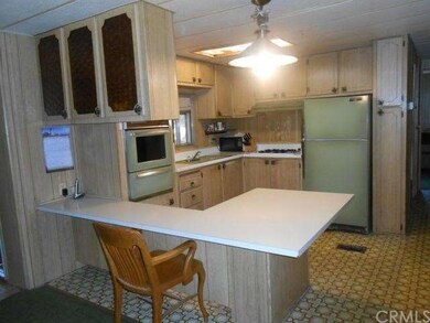 Breakfast bar in kitchen.