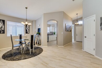Dining Area into Kitchen
