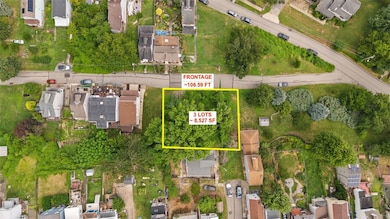 Aerial view of street