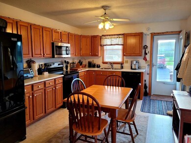 Kitchen and entryway