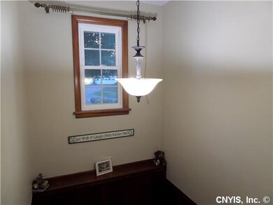 1st Floor Plan Open foyer with newer lights and wi