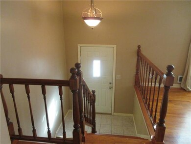 A look back at the entry from the living room.