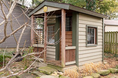 Back yard potting shed