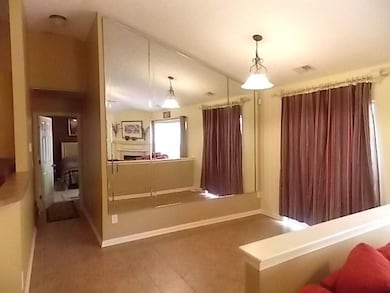 Space for an eat-in or living room expansion.