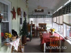 enclosed side porch