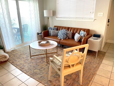 Dining area view to living and patio