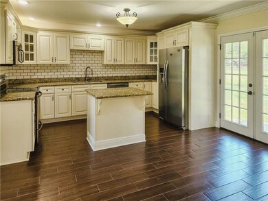 Spacious kitchen area with kitchenette