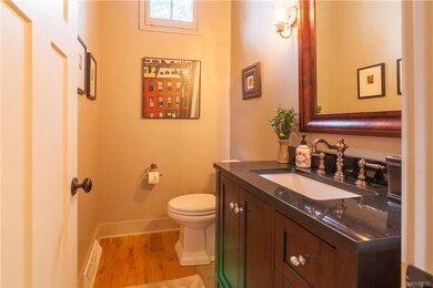 Half Bath off of Family Room