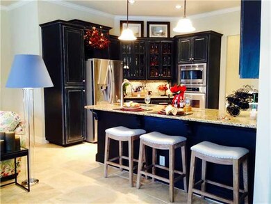 Kitchen. Stainless steel appliances, Custom cabine