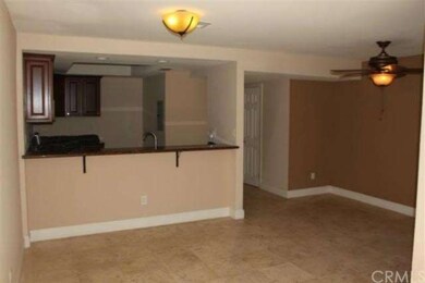 view of kitchen from family dining room
