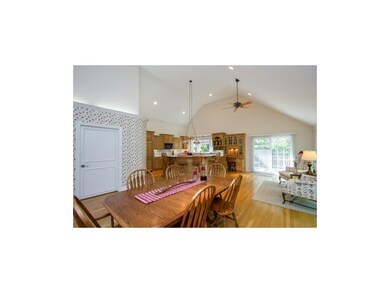 The soaring ceilings and light create an open airy