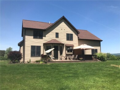 View of the rear of the house