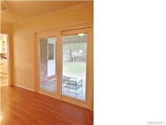 Den access to covered patio