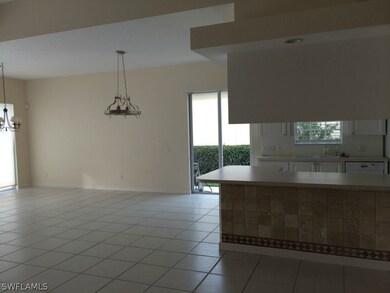 View of kitchen and dining area