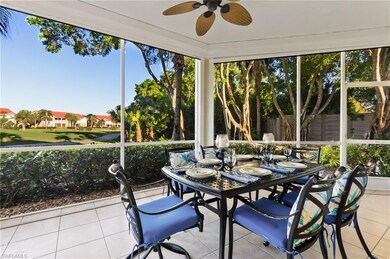 Sunroom / solarium with outdoor dining area, ceiling fan, tile patterned floors, and plenty of natural light
