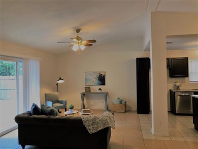 Nice living area that leads out to the patio deck.