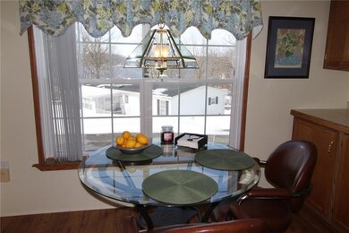 Fabulous lake views from the kitchen