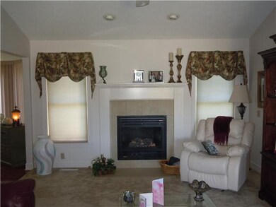 Great Room. Large great room with gas fireplace an