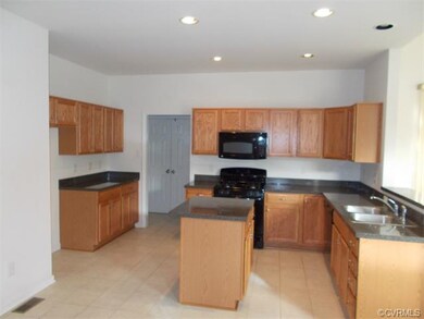 Soo much counter space with double door pantry!