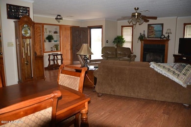 Living room and foyer area