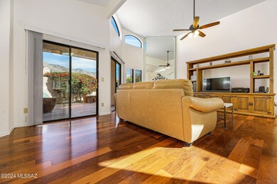 Mountain views from living room