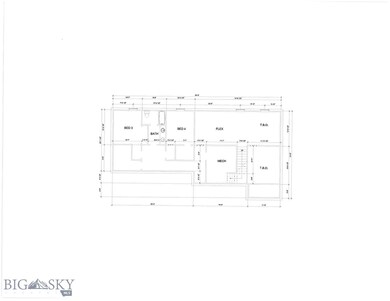 Lower Level Potential Floorplan - framing not incl