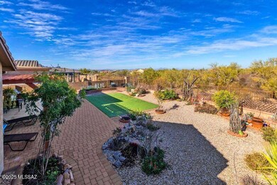 Backyard Looking towards open space and