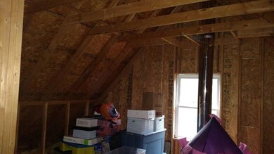 Unfinished second floor leaves...