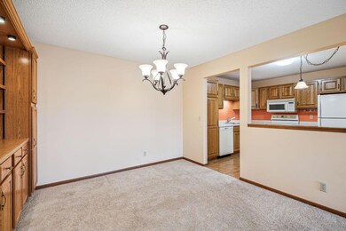 Dinging Room with view of kitchen