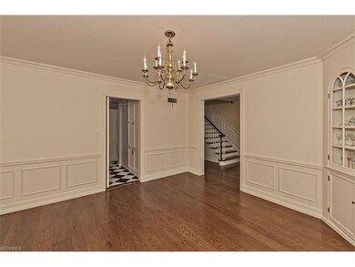 Rich hardwood floors flow through this lovely home