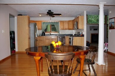 Look into kitchen