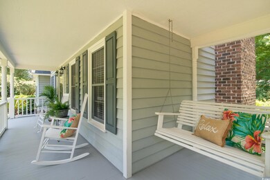 View of terrace with covered porch