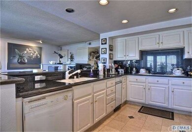 Kitchen with granite counters
