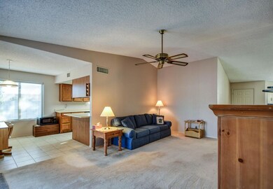 family room to kitchen