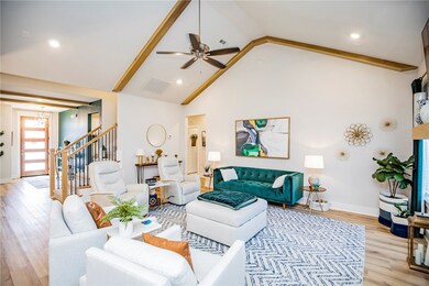 Living room view to the entry.