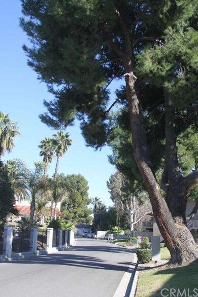 Street view entering parking area.