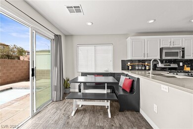 Your kitchen and dining area flow right into the b