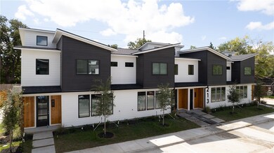 View of contemporary home