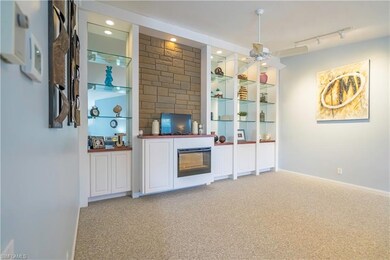 Note the Fireplace and additional Track Lights