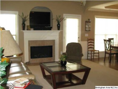 Family room opens into the eating area