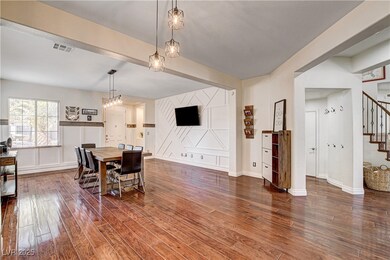 Dining room featuring dark wood finished floors