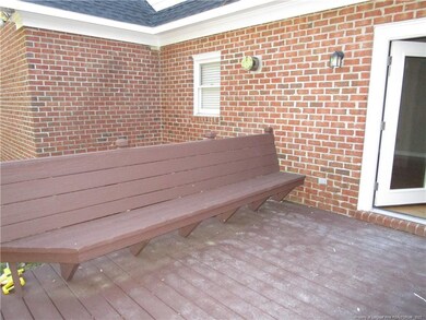 Deck with seating