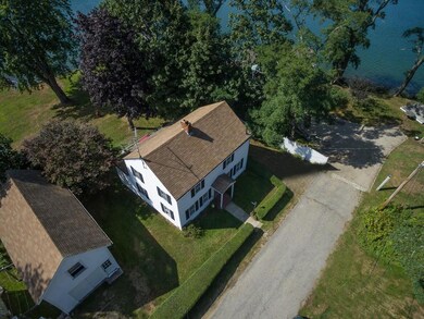 A bird's eye view of the property.