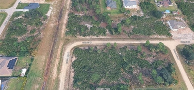 Aerial view of property's location