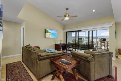 Tiled living area with hurricane impact pocket sli