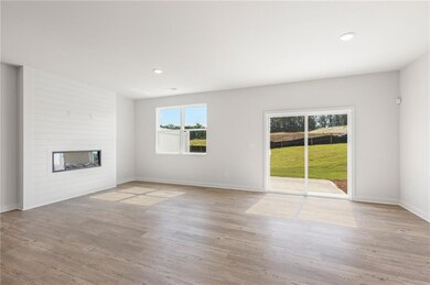 Unfurnished living room with recessed lighting, a 