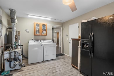 Very large laundry and storage area