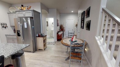 Dining area next to kitchen