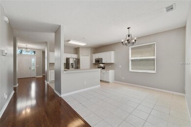 Large, eat-in dining area.