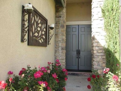 Peaceful entry with double front doors